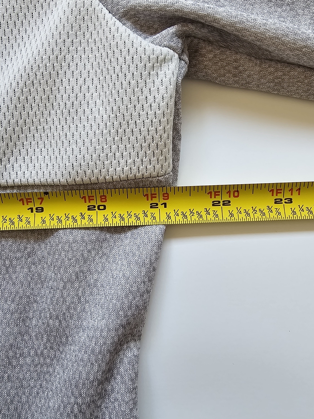 adidas Two-Tone Gray & White Men's Hooded Pullover - Picture 7 of 8